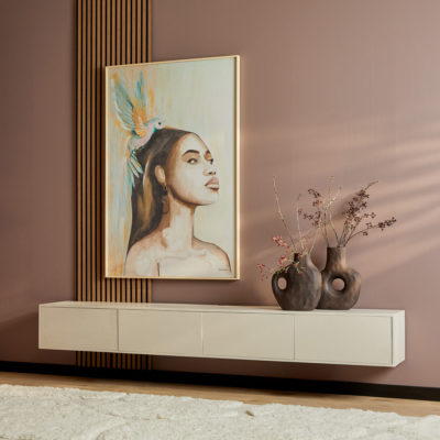 Zwevend tv-meubel Vision Sand | 240 cm