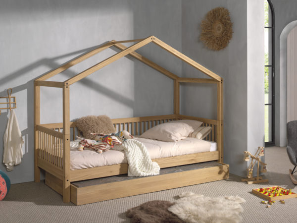 FORREST huisbed met rolbed in eik. - Afbeelding 2