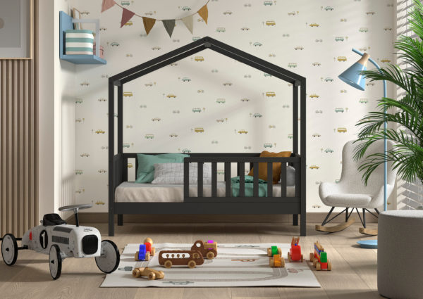 DALLAS JUNIOR BED 70x140 ANTRACIET - Afbeelding 2