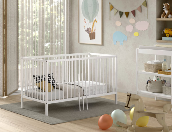 DINO PEUTERBED 70x140 CM WIT - Afbeelding 2