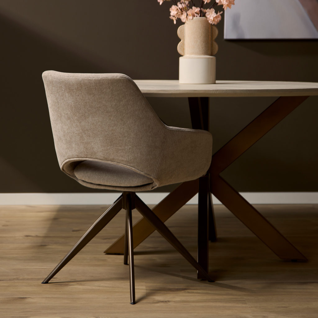 Eetkamerstoel Daisy | Beige - Afbeelding 2