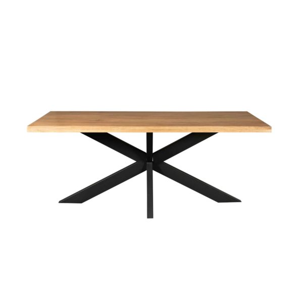 Eetkamertafel Denver | Rechthoek matrixpoot | 200 cm - Afbeelding 2
