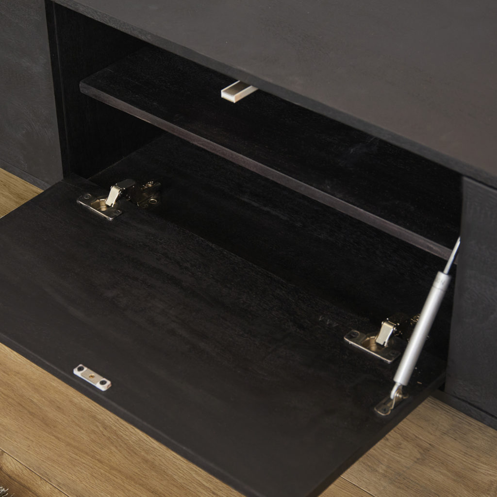 Zwevend Tv meubel Vision Black | 240 cm - Afbeelding 2