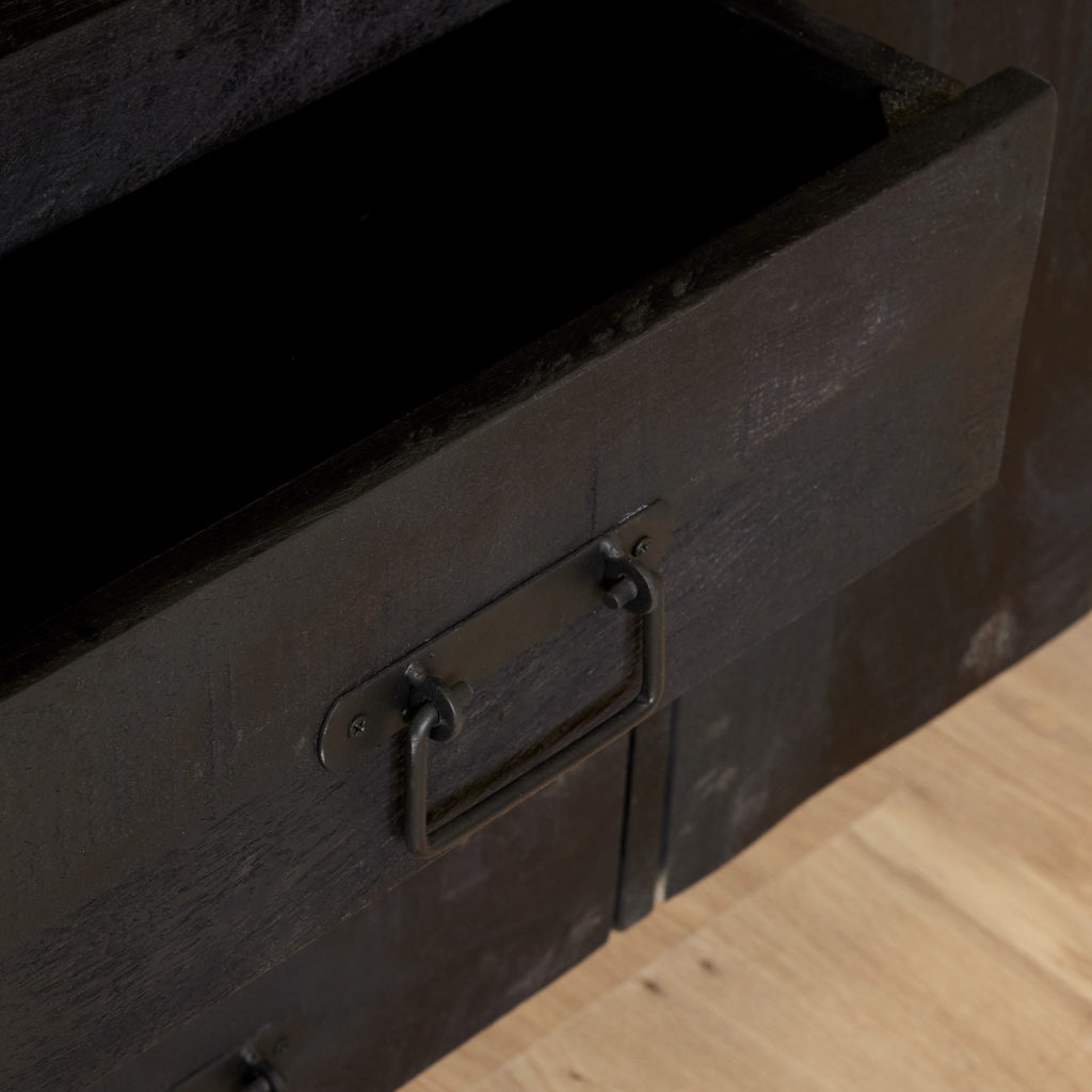 Dressoir Boaz Black | 135 cm - Afbeelding 2