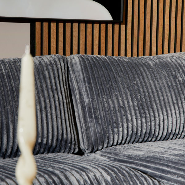 MySofa hoekbank Teddy | Antraciet | 5 jaar garantie | 2,5 zits + Divan Rechts - Afbeelding 2