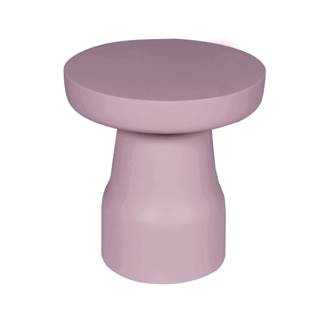 Bijzettafel Drum | Roze - Afbeelding 2