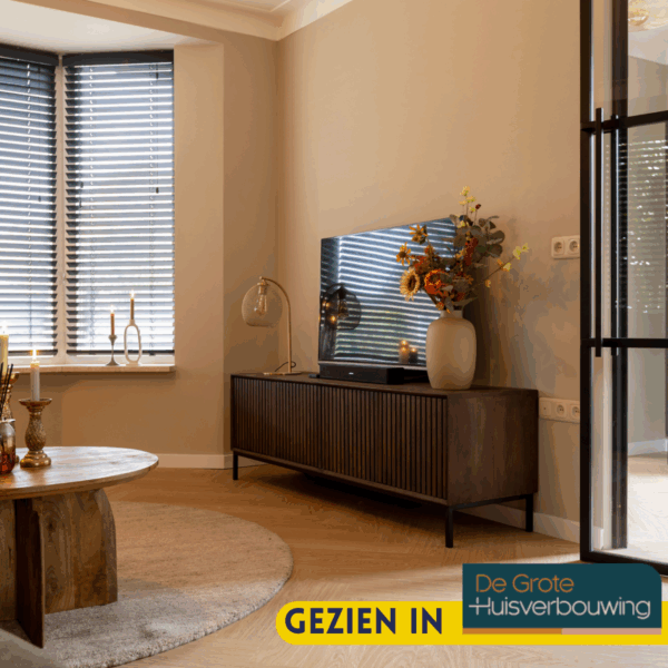 Tv meubel Madison Walnoot | 165 cm - Afbeelding 2