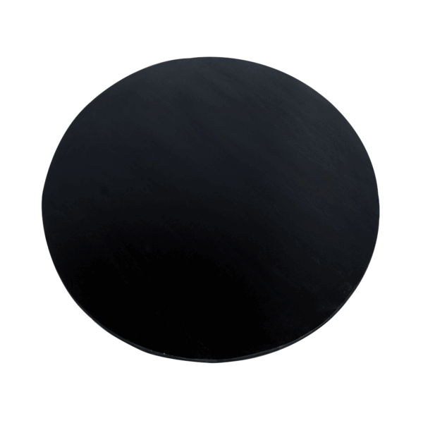 Eiken eettafel Ferris | Rond 110 cm | Zwart - Afbeelding 2