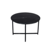 Salontafel Collin | Zwart marmer 75 cm - Afbeelding 2