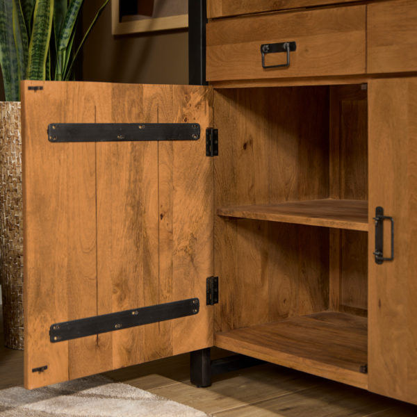 Vitrinekast Boaz 115 cm - Afbeelding 2