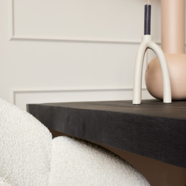 Eettafel Boaz Black | 180 cm - Afbeelding 2