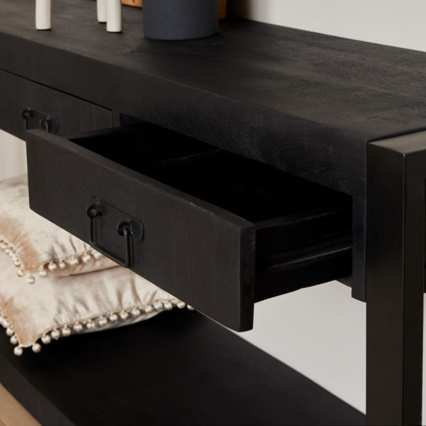 Sidetable Boaz Black | 150 cm - Afbeelding 2
