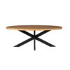 Eetkamertafel Denver | Ovaal | Mangohout | 160 cm - Afbeelding 2