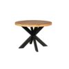 Eetkamertafel Denver | Rond | Mangohout | 120 cm - Afbeelding 2