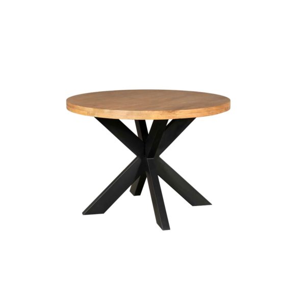Eetkamertafel Denver | Rond | Mangohout | 120 cm - Afbeelding 2