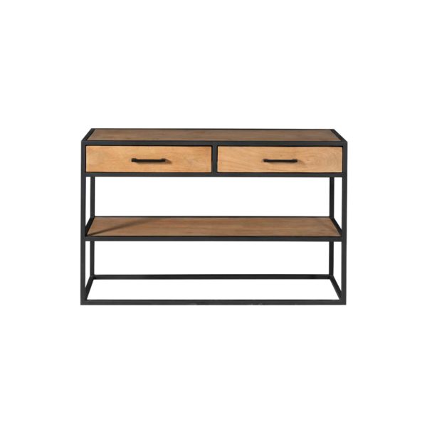 Sidetable Denver | Mangohout en metaal - Afbeelding 2