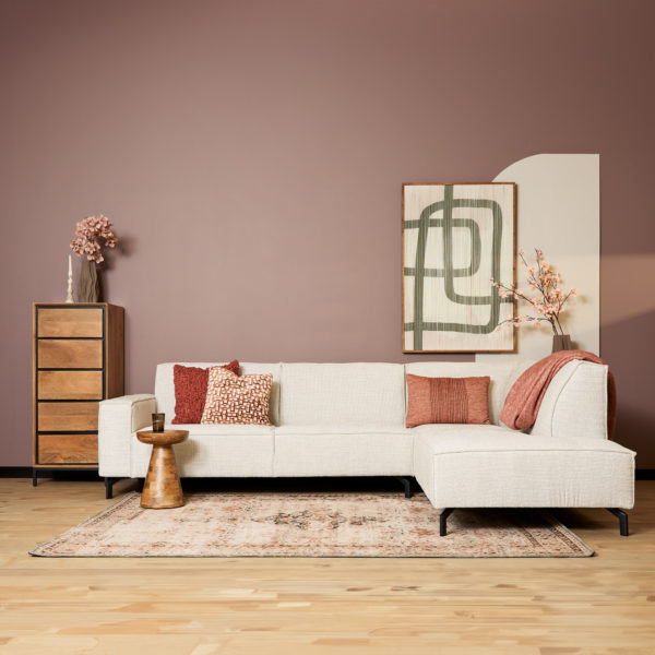MySofa Floris | 2,5 zits + Divan Rechts | Beige | Baltimore - Afbeelding 2
