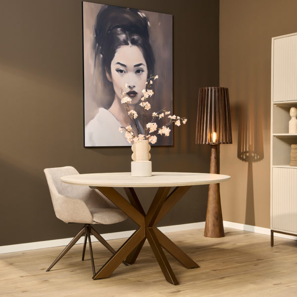 Eettafel Madison Sand | 150 cm - Afbeelding 2