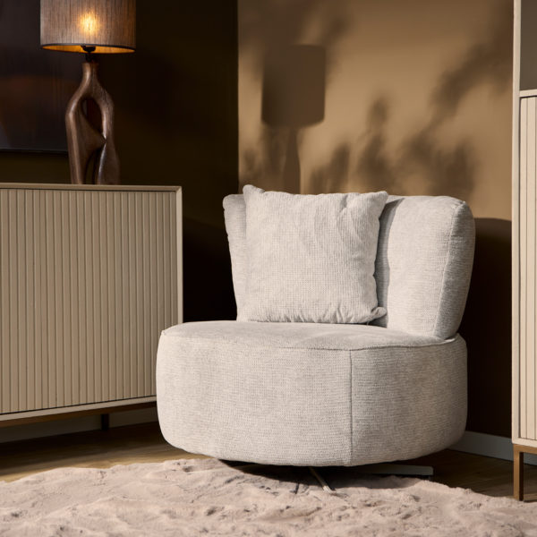 Fauteuil Fien | Lichtgrijs - Afbeelding 2