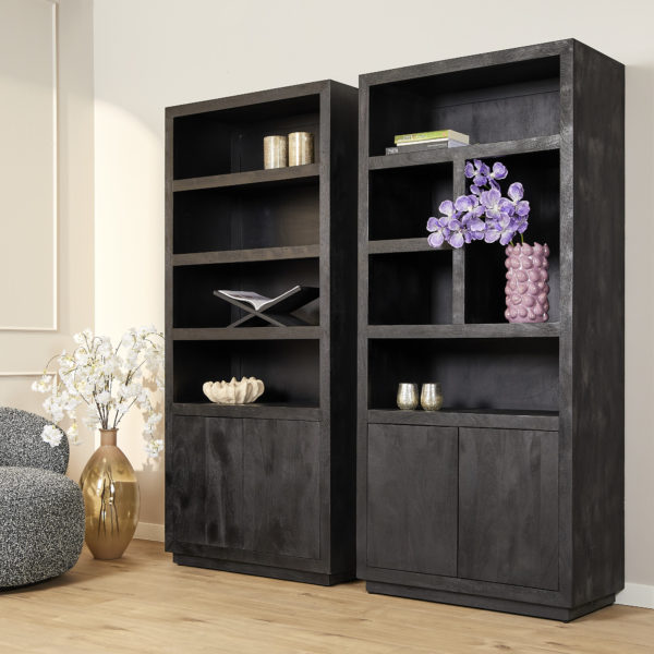 Boekenkast Brussel Black | 90 cm - Afbeelding 2