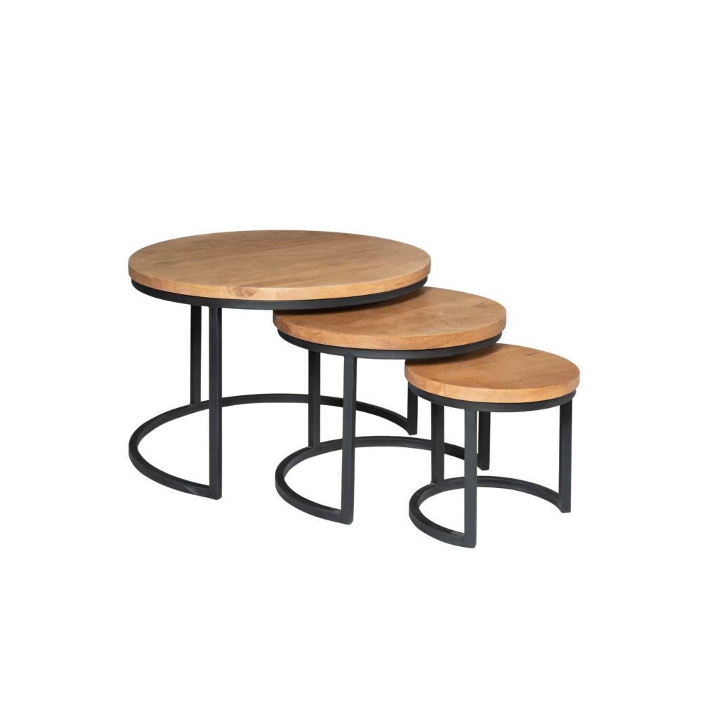 Salontafel Denver | Set van 3 | Rond - Afbeelding 11