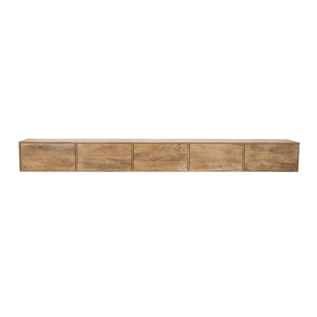 Zwevend tv meubel Vision Naturel | 280 cm - Afbeelding 12