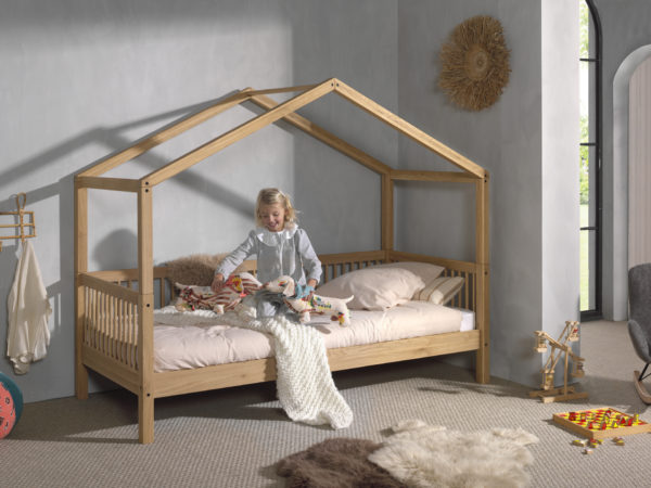 FORREST huisbed in eik met rolbed en textielset. - Afbeelding 13