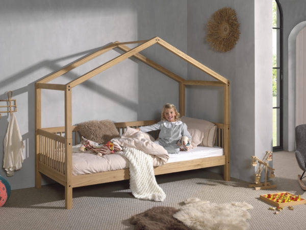 FORREST huisbed in eik met rolbed en textielset. - Afbeelding 14
