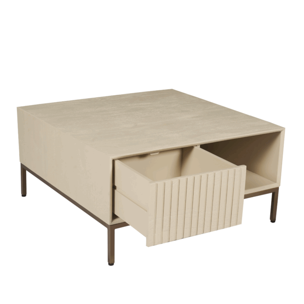 Salontafel Madison Sand | 80 cm | Vierkant - Afbeelding 15