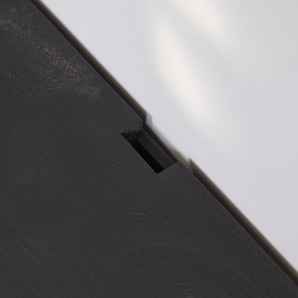 Zwevend Tv meubel Vision Black | 240 cm - Afbeelding 3