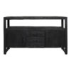 Dressoir Boaz Black | 135 cm - Afbeelding 3
