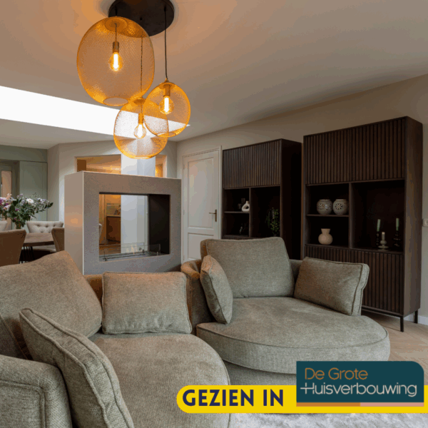 Vakkenkast Madison Walnoot  | 90 cm - Afbeelding 3