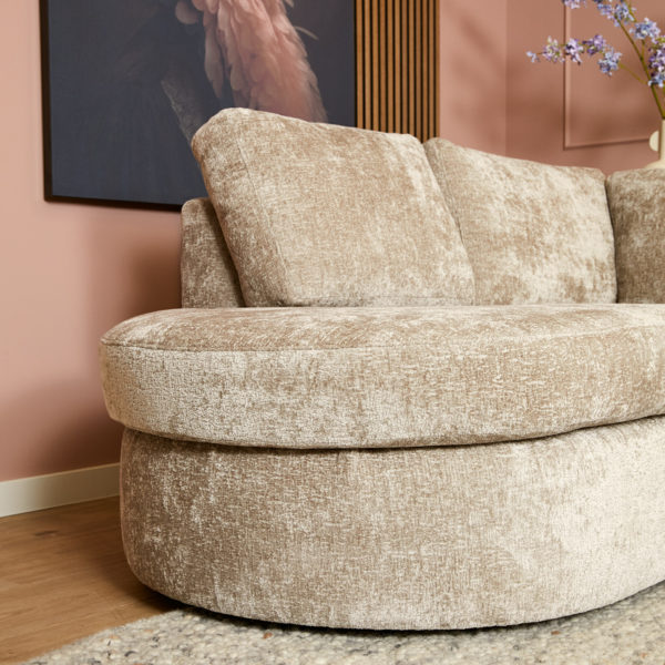 MySofa Alma | Beige | Divan Links + 2,5 zits | 5 jaar garantie - Afbeelding 3