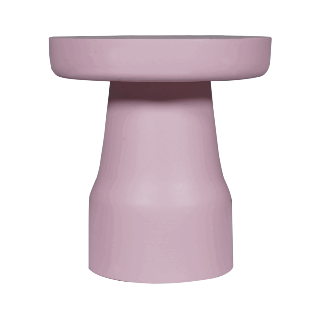 Bijzettafel Drum | Roze - Afbeelding 3