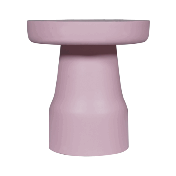 Bijzettafel Drum | Roze - Afbeelding 3