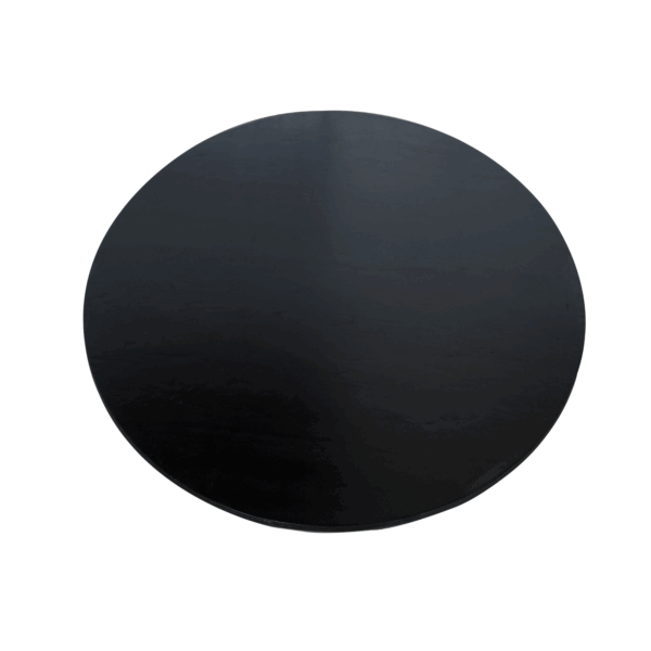 Eiken eettafel Ferris | Rond 150 cm | Zwart - Afbeelding 3