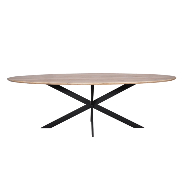 Eikentafel Ferris |ken  Ovaal 240 cm | Naturel - Afbeelding 3