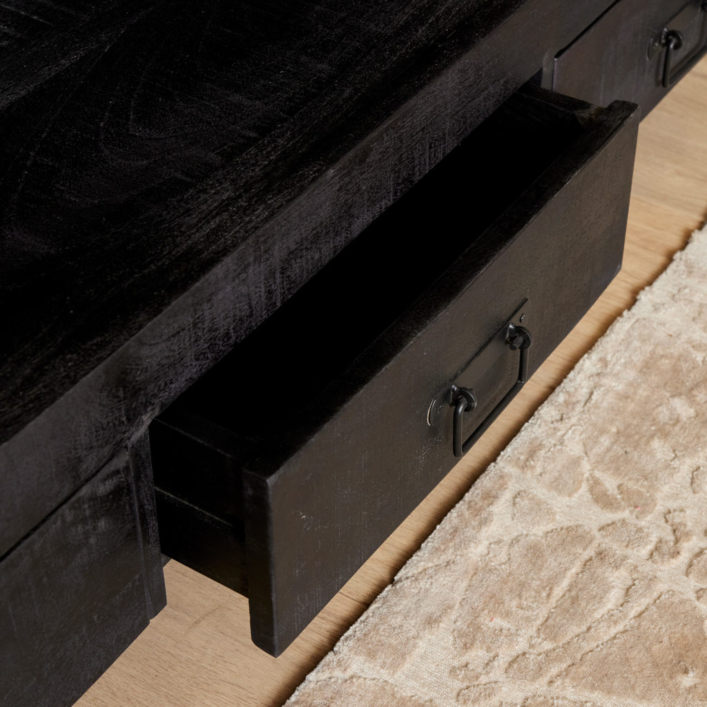 Tv meubel Boaz Black | 180 cm - Afbeelding 3