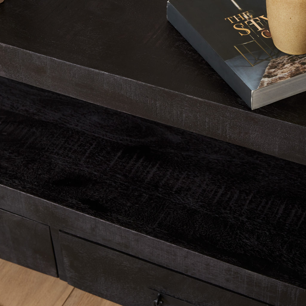 Tv meubel Boaz Black | 100 cm - Afbeelding 3