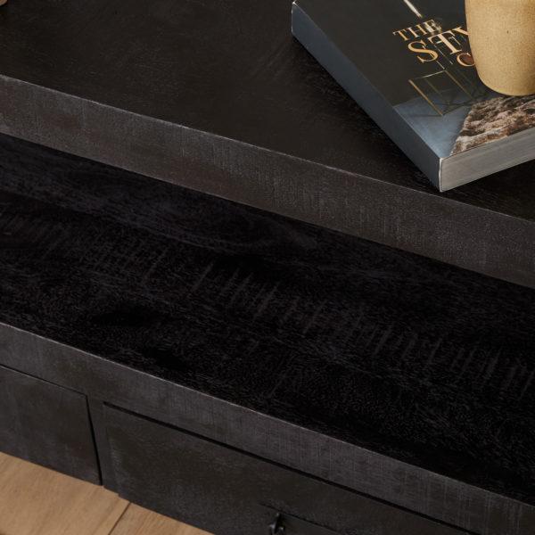 Tv meubel Boaz Black | 100 cm - Afbeelding 3