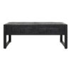 Salontafel Boaz Black met 2 lades | 120 cm - Afbeelding 3
