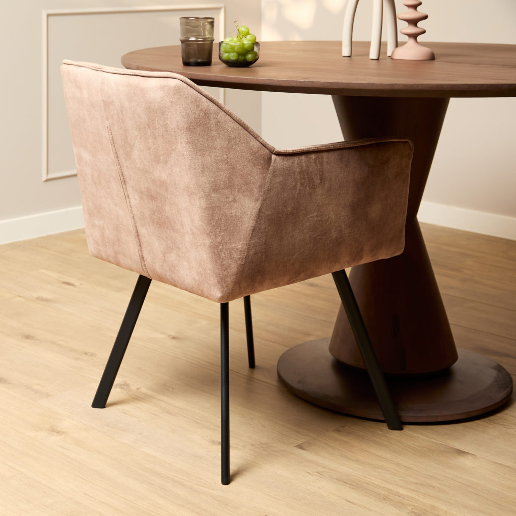 Eetkamerstoel Emma | Velvet Taupe - Afbeelding 3