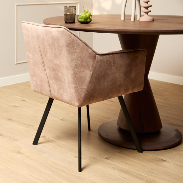 Eetkamerstoel Emma | Velvet Taupe - Afbeelding 3