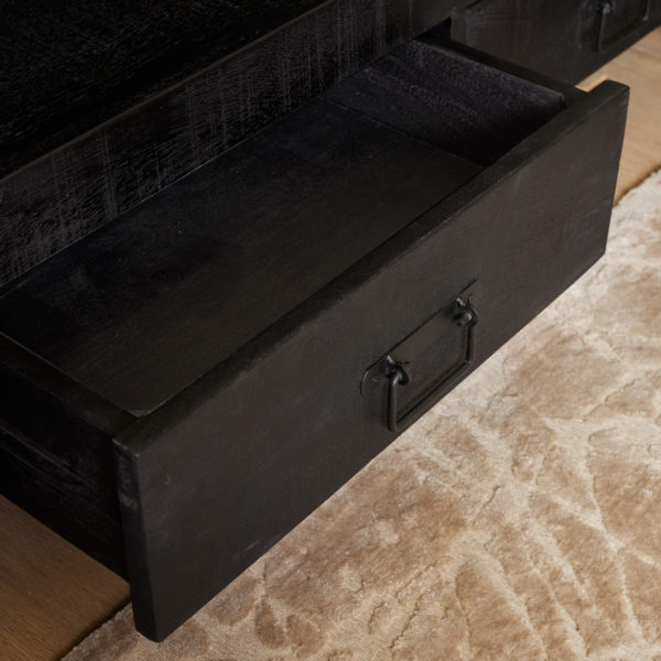 Tv meubel Boaz Black | 150 cm - Afbeelding 3
