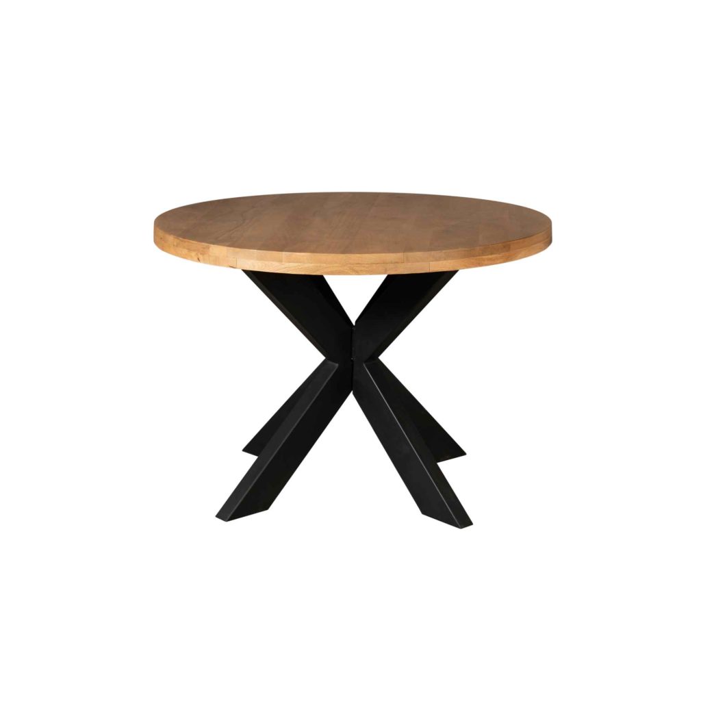 Eetkamertafel Denver | Rond | Mangohout | 120 cm - Afbeelding 3