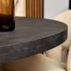 Eetkamertafel Denver Black | Rond | 110 cm - Afbeelding 3