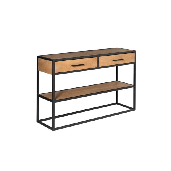 Sidetable Denver | Mangohout en metaal - Afbeelding 3
