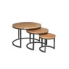 Salontafel Denver | Set van 3 | Rond - Afbeelding 3