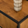 Tv meubel Denver | Mangohout en staal | 240 cm - Afbeelding 3
