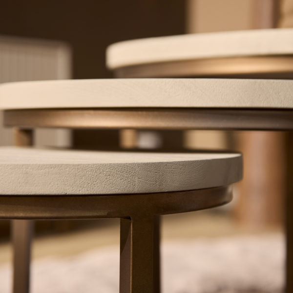 Salontafel Madison Sand | 70 cm | set van 3 - Afbeelding 3
